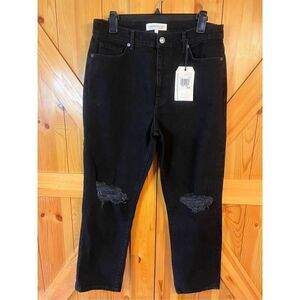 Current/Elliott The Boyfriend Onyx Jean Women's Black 29 nwt (3679)